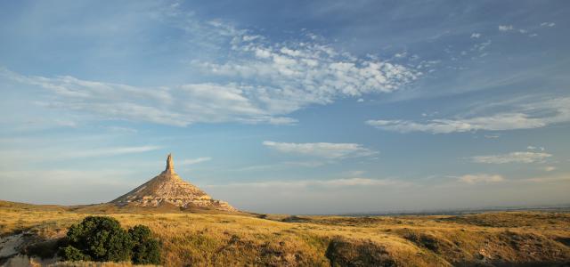 Chimney Rock National Historic Site, western Nebraska, USA